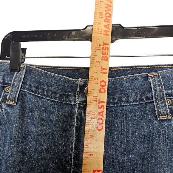 Carhartt Mens Blue Denim Jeans 40x30 Relaxed Fit Straight‎ Leg Medium Wash - Picture 6 of 8